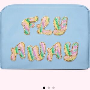 Stoney Clover Lane NWT Periwinkle Large Pouch